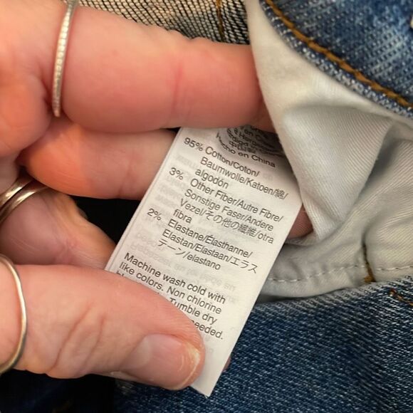 MADEWELL 10” High Rise Skinny Light Wash Button Fly Women’s Jeans size 23 - Picture 8 of 8